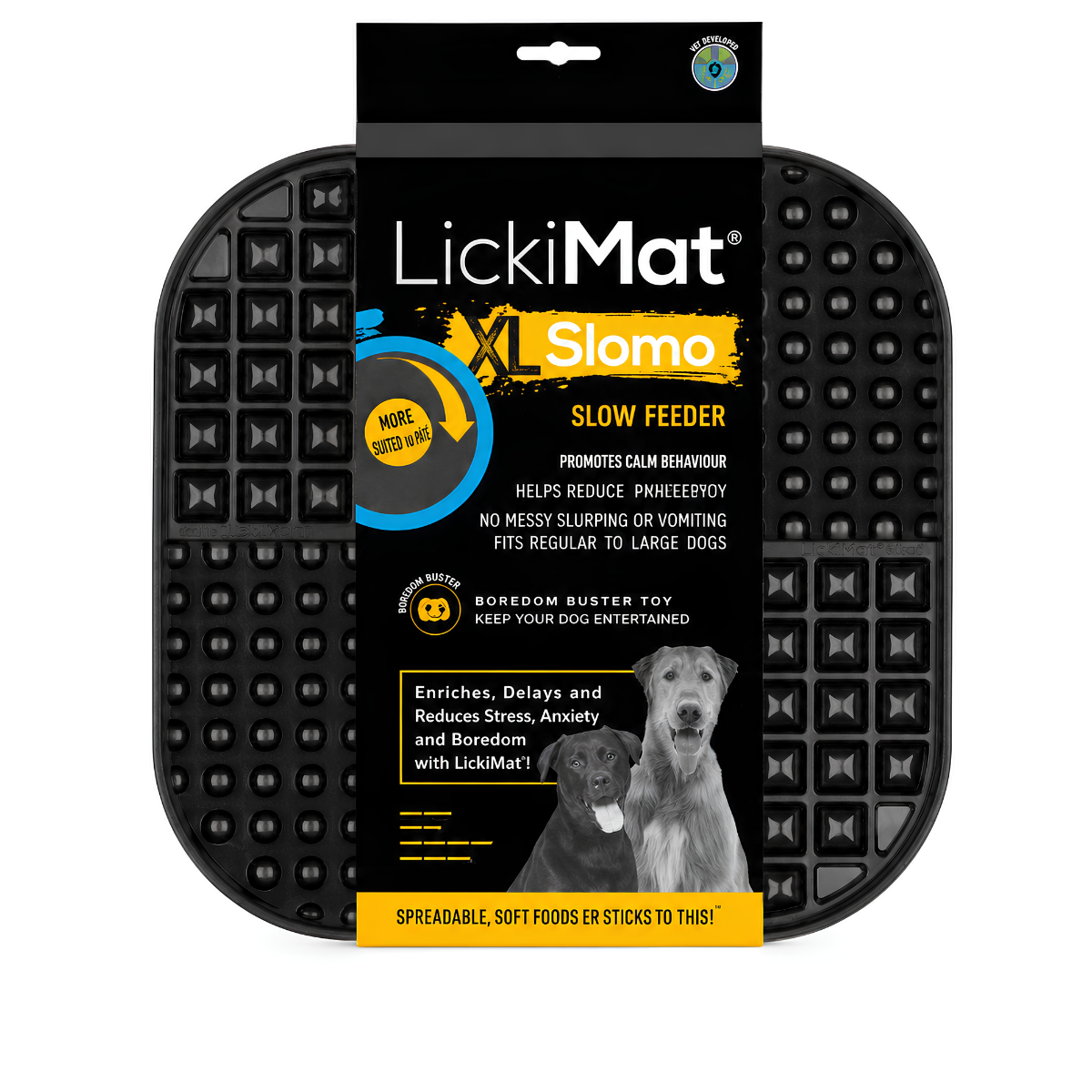 LickiMat SloMo for Dogs | Lick Mat, Slow Feeder & Enrichment
