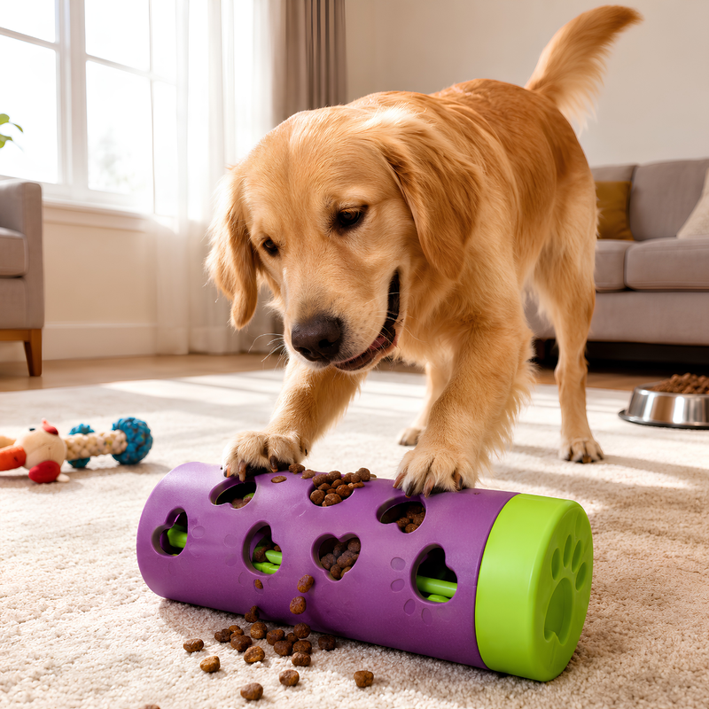 Interactive Slow Feeder for Dogs | Treat Dispensing Enrichment Toy