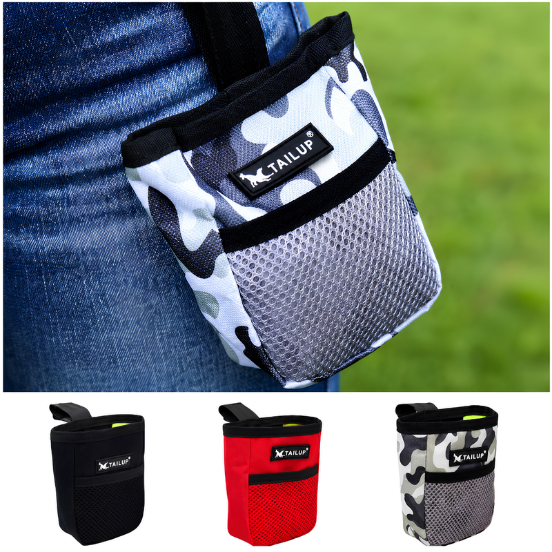 Pet Feed Pocket for Dogs | Portable Treat Pouch for Training & Walks