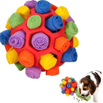 Complete Dog Enrichment & Slow Feeder Kit – Puzzle Toys, Snuffle Mat, Treat Dispensers, Chew Toy & Slow Feeder Bowl
